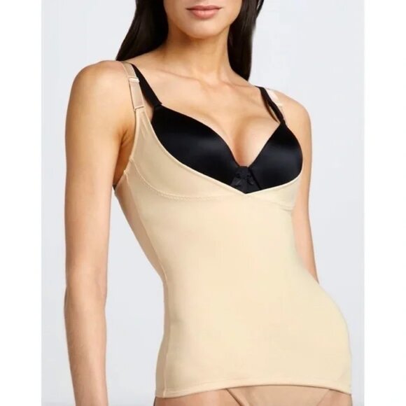 SPANX Other - Spanx Slimplicity Open Bust Boost Camisole Nude Shapewear Size S